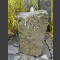 Basalt Quellstein Monolith mit Kelchbohrung 60cm