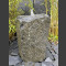 Basalt Quellstein Monolith mit Kelchbohrung 60cm