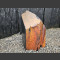 Schiefer Monolith schwarz-bunt 51cm hoch