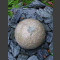 Granit Kugel Quellstein rot 30cm2