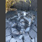 Bachlaufkaskaden Quellstein Set geschliffener Marmor schwarz-weiß