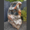 Showstone Skulptur grau-weiß-rot 165cm