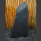 Denkmalstein Monolith schwarzer Schiefer 110cm hoch