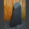 Denkmalstein Monolith schwarzer Schiefer 110cm hoch