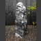 Alaska Marmor Monolith schwarz-weiß 86cm