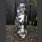Alaska Marmor Monolith schwarz-weiß 82cm
