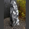 Alaska Marmor Monolith schwarz-weiß 82cm