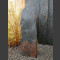 Schiefer Monolith schwarz-bunt 117cm hoch
