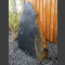 Schiefer Monolith schwarz-bunt 84cm hoch