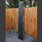 Schiefer Monolith schwarz-gelb 234cm hoch