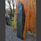 Schiefer Monolith schwarz-gelb 193cm hoch