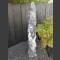 Alaska Marmor Monolith schwarz-weiß 190cm