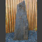 Schiefer Monolith schwarz-gelb 118cm hoch