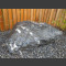 Schiefer Felsen schwarz weiß 200kg