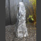 Alaska Marmor Monolith schwarz-weiß 81cm