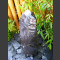 Quellstein Säule Marmor schwarz 100cm3