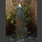 Schiefer Monolith Quellstein  grauschwarz 140cm