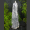 Monolith Brunnen grau-weißer Marmor 70cm