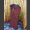 Schiefer Monolith Quellstein rotschwarz 120cm