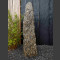 Zebra Gneis Naturstein Monolith 146cm hoch