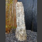 Zebra Gneis Naturstein Monolith 72cm hoch