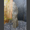 Zebra Gneis Naturstein Monolith 73cm hoch