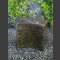 Naturstein Basalt Felsen grün-schwarz 62cm