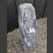 Alaska Marmor Monolith schwarz-weiß 83cm
