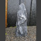 Alaska Marmor Monolith schwarz-weiß 83cm