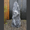 Alaska Marmor Monolith schwarz-weiß 83cm