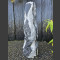 Alaska Marmor Monolith schwarz-weiß124cm