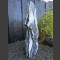 Alaska Marmor Monolith schwarz-weiß124cm