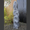 Alaska Marmor Monolith schwarz-weiß122cm