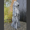 Alaska Marmor Monolith schwarz-weiß114cm