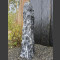 Alaska Marmor Monolith schwarz-weiß 92cm
