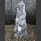Alaska Marmor Monolith schwarz-weiß 76cm