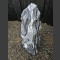 Alaska Marmor Monolith schwarz-weiß 76cm