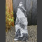 Alaska Marmor Monolith schwarz-weiß 73cm