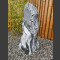 Alaska Marmor Monolith schwarz-weiß 65cm