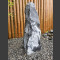 Alaska Marmor Monolith schwarz-weiß 65cm