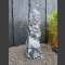 Alaska Marmor Monolith schwarz-weiß 120cm
