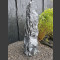Alaska Marmor Monolith schwarz-weiß 120cm