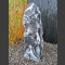 Alaska Marmor Monolith schwarz-weiß 86cm