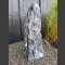 Alaska Marmor Monolith schwarz-weiß 90cm