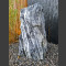 Alaska Marmor Monolith schwarz-weiß 58cm
