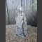 Alaska Marmor Monolith schwarz-weiß 73cm