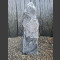 Alaska Marmor Monolith schwarz-weiß 73cm