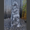 Alaska Marmor Monolith schwarz-weiß 67cm