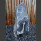 Alaska Marmor Monolith schwarz-weiß 64cm