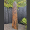 Monolith grau-brauner Schiefer 225cm hoch